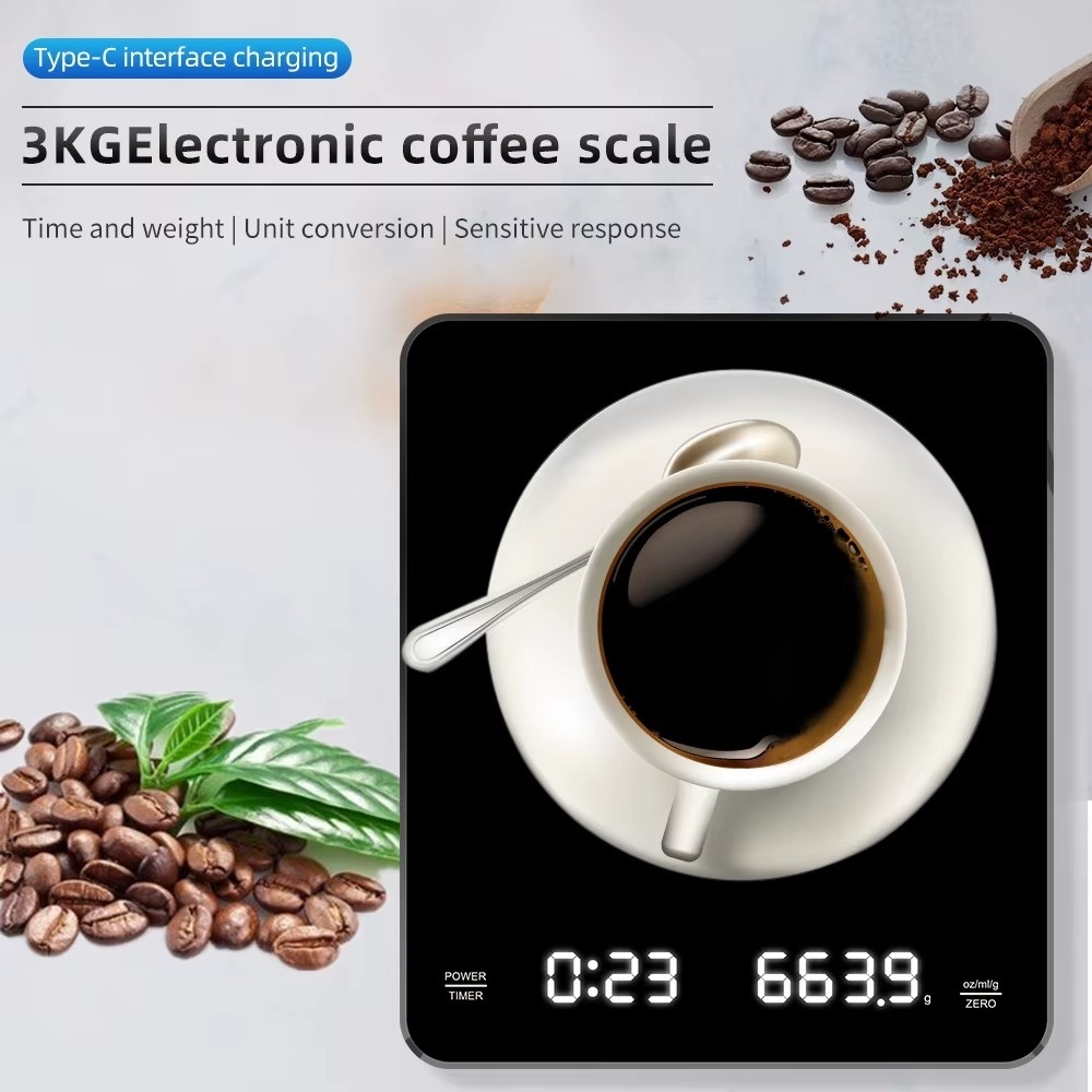 Kitchen Timer Digital - Digital Scale with Timer LED Screen