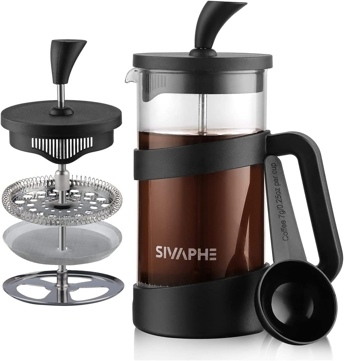 French Press Coffee Maker - 12oz French Press Coffee Maker, Lightweight