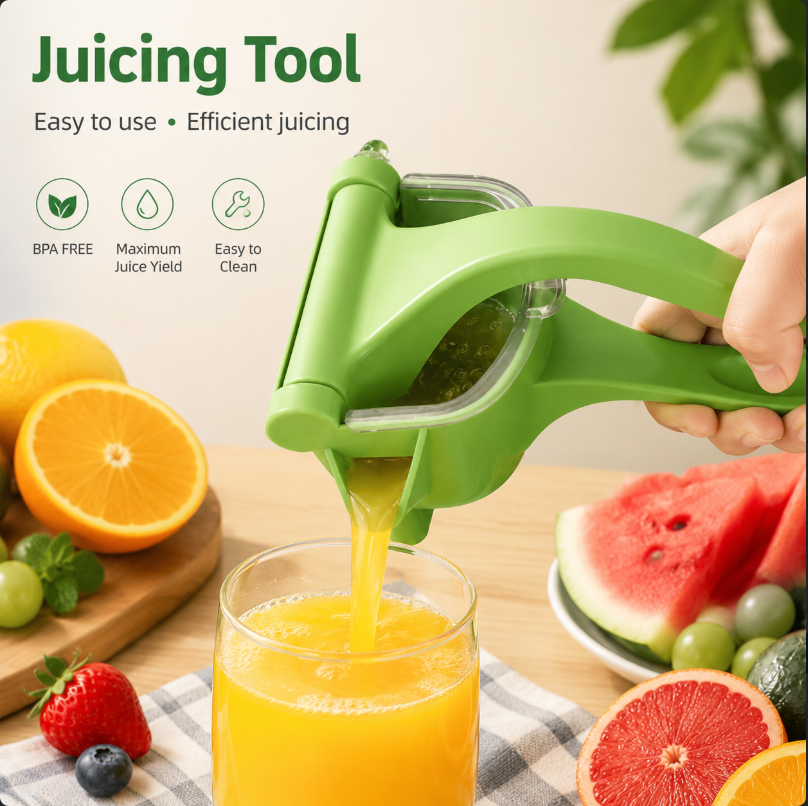 Kitchen Gadgets Juicer - 1pc Green Multifunctional Juicer Handheld Non-electric