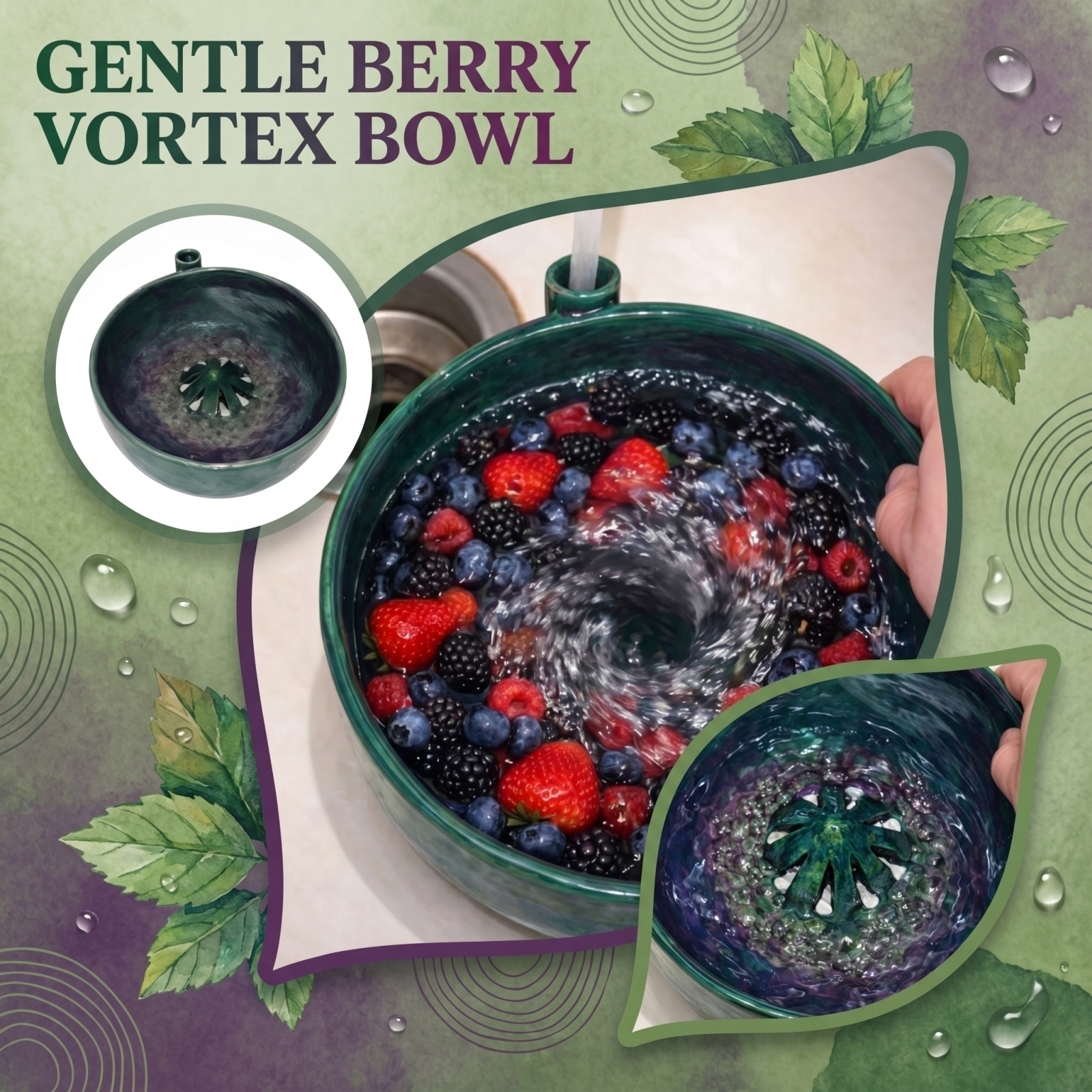 Automatic Berry Vortex Bowl Ve - مراجعة Kitchen Gadgets Healthy Eating وسعره
