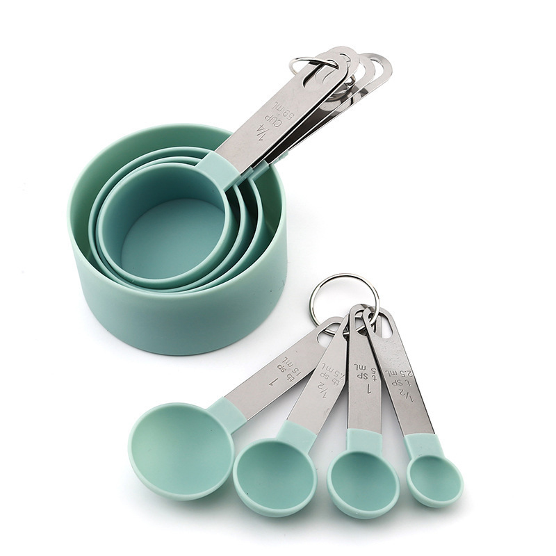 8PCS Measuring Cups Spoons Set - مراجعة Kitchen Gadgets Must Have وسعره