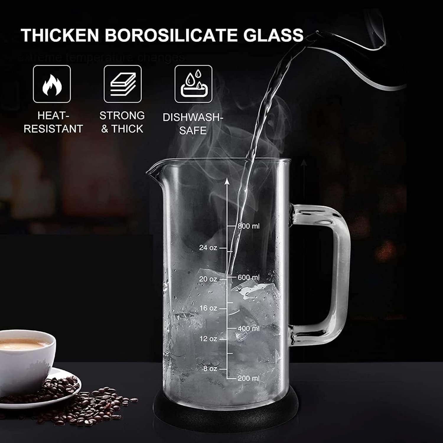 French Press Coffee Maker 34oz - مراجعة French Press Coffee Maker وسعره