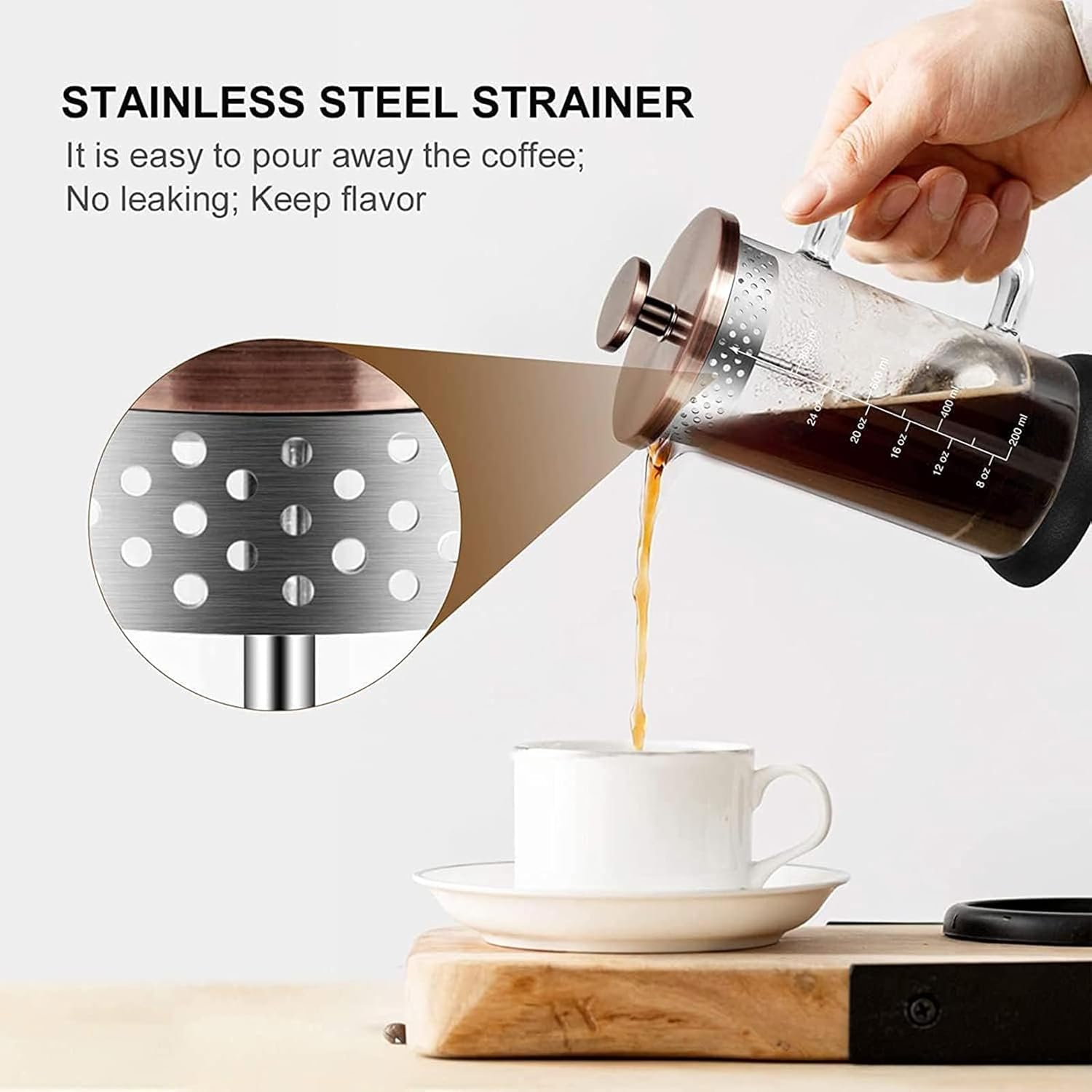 French Press Coffee Maker 34oz - مراجعة French Press Coffee Maker وسعره