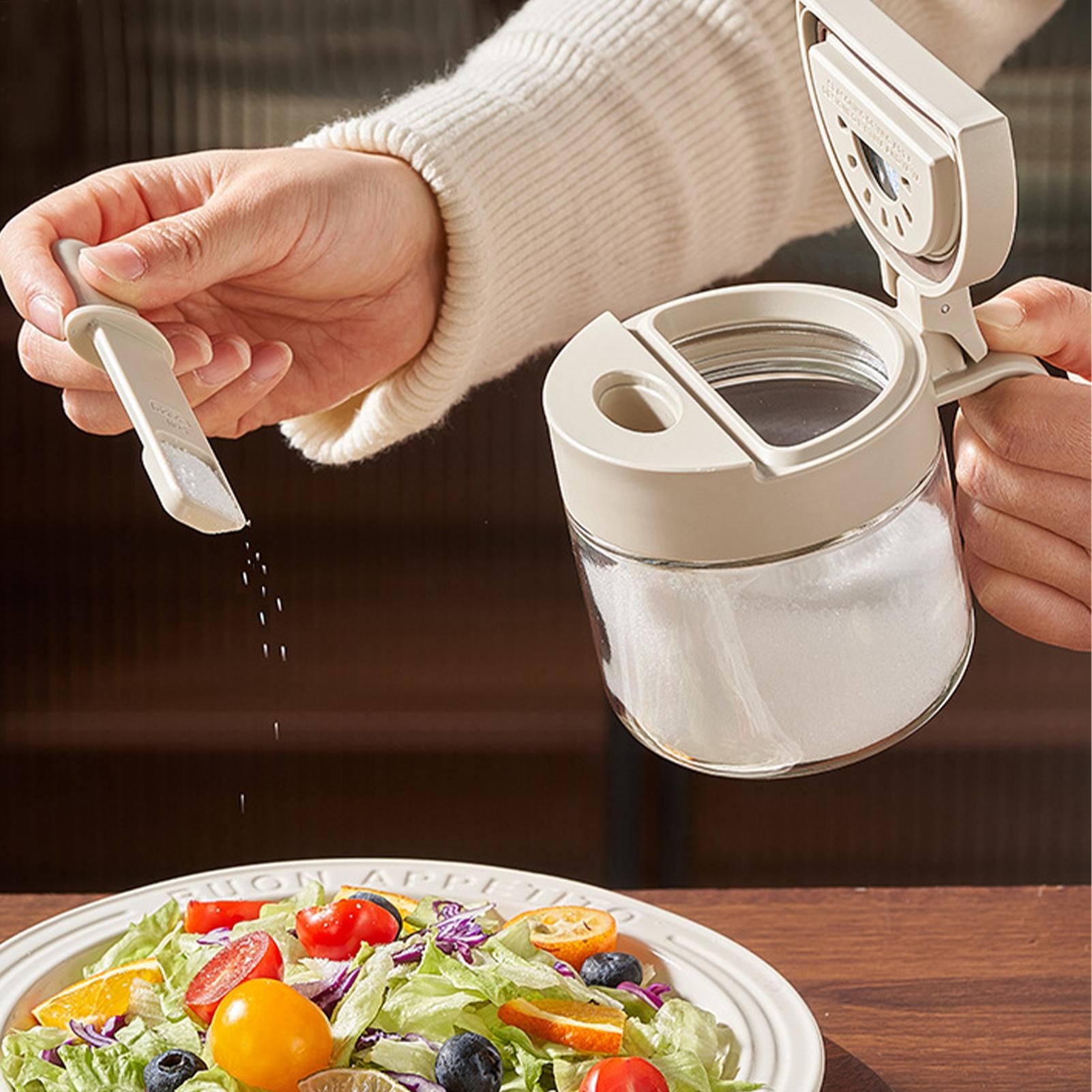 Seasoning Bottles with Spoon C - مراجعة Kitchen Gadgets Organizer وسعره