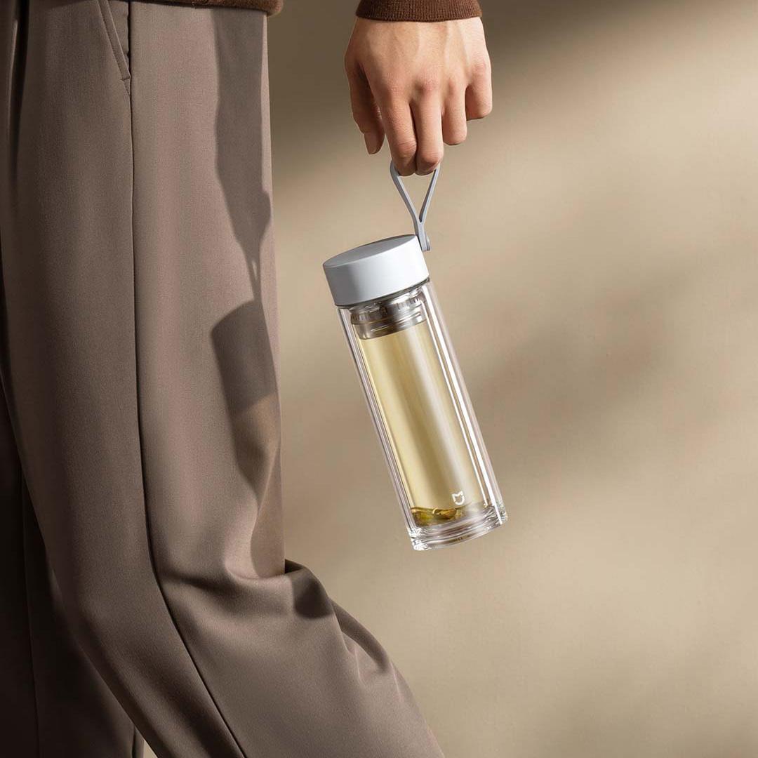 Mijia Double-layer Glass Cup 3 - مراجعة Xiaomi Kitchen Gadgets وسعره