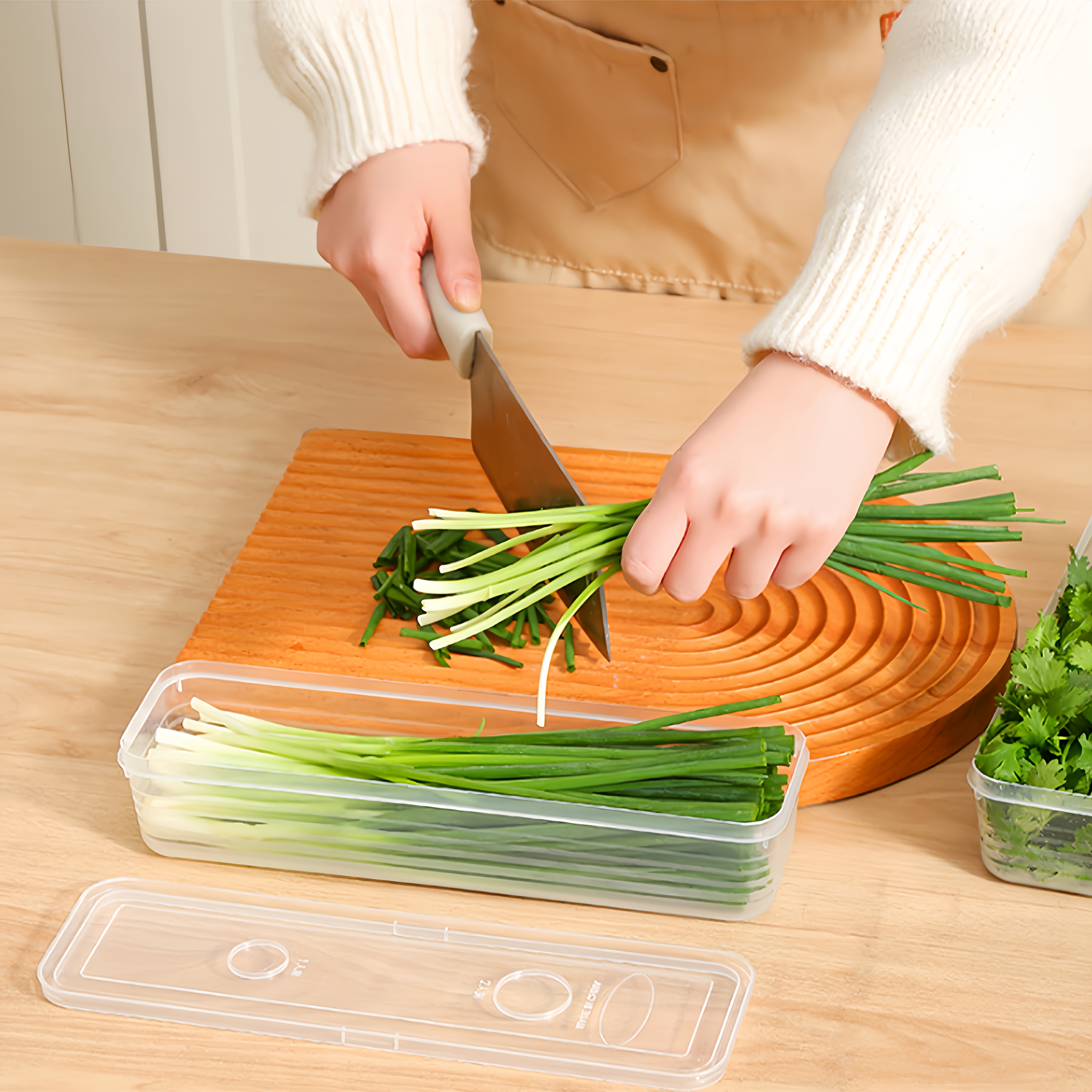 2/4/6pcs Food Vegetable Storag - مراجعة Kitchen Gadgets Organizer وسعره