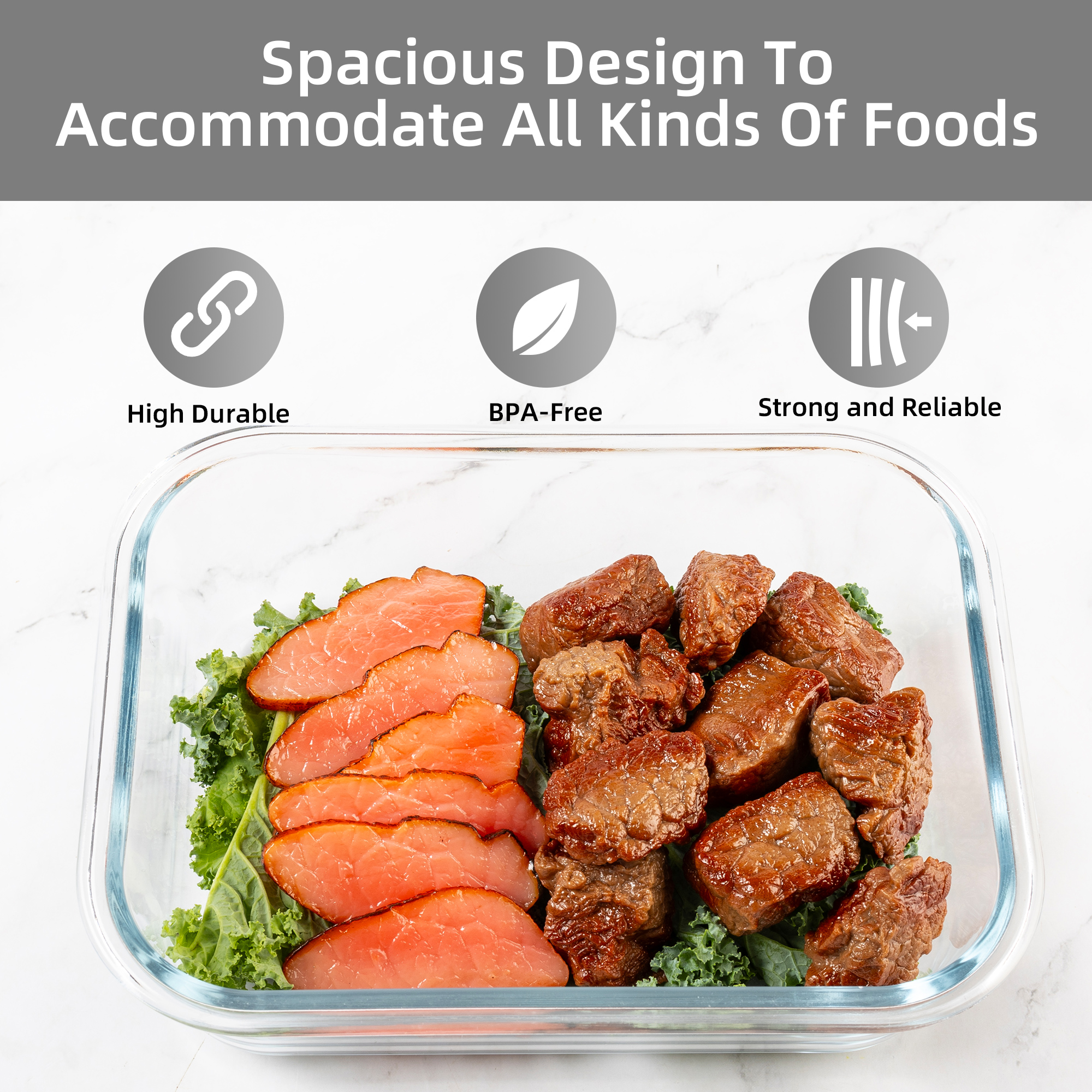 16-Piece Glass Food Storage Co - مراجعة Kitchen Gadgets Organizer وسعره