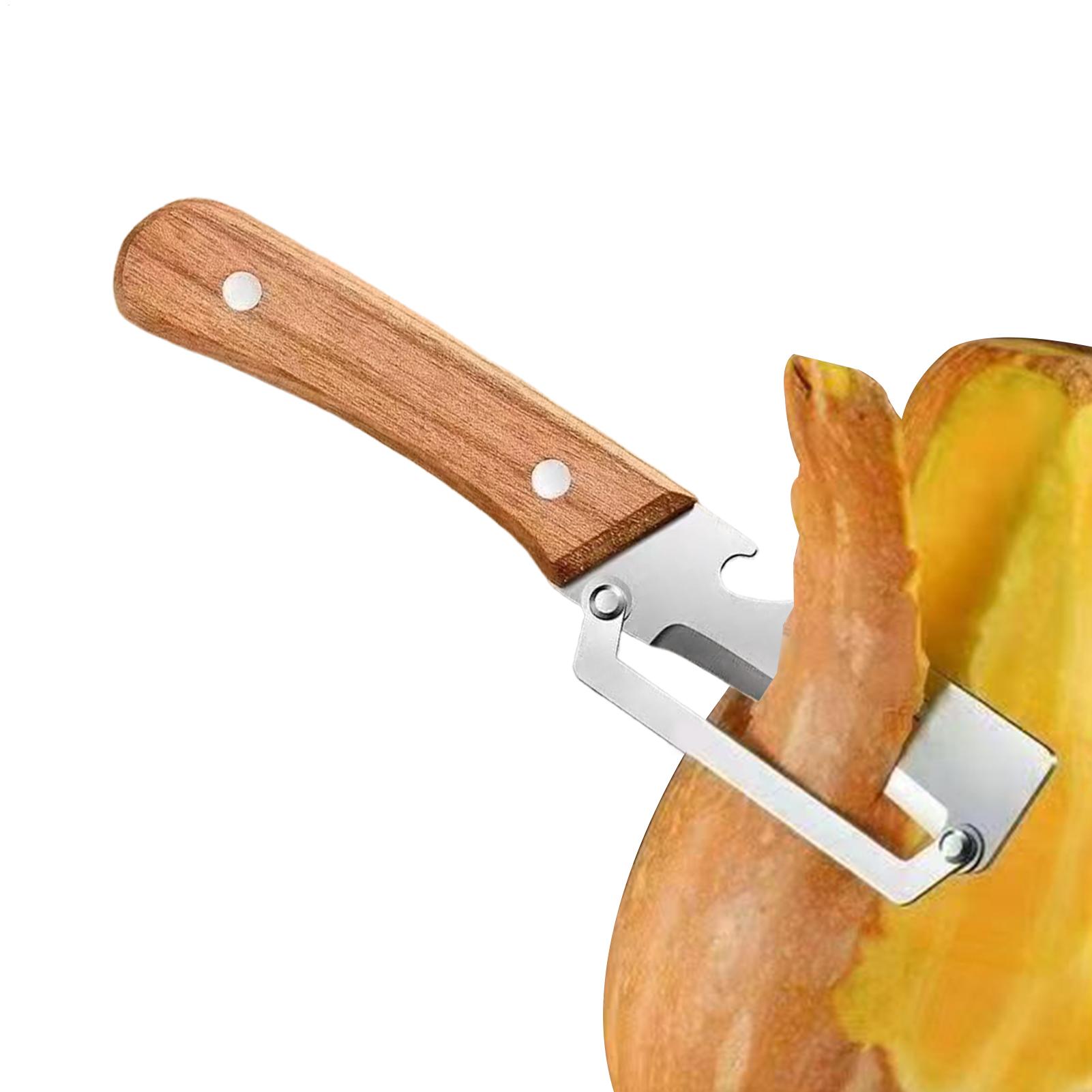 Wooden Handle Fruit Vegetable  - مراجعة Kitchen Gadgets Built In وسعره