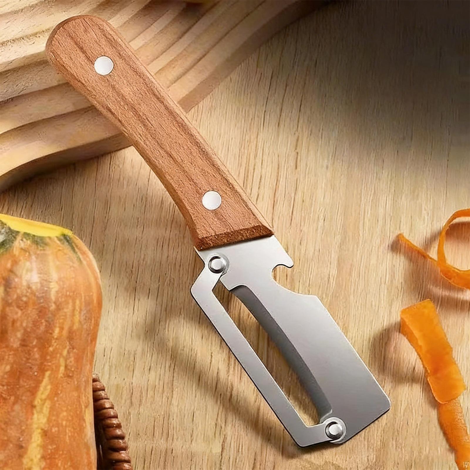 Wooden Handle Fruit Vegetable  - مراجعة Kitchen Gadgets Built In وسعره
