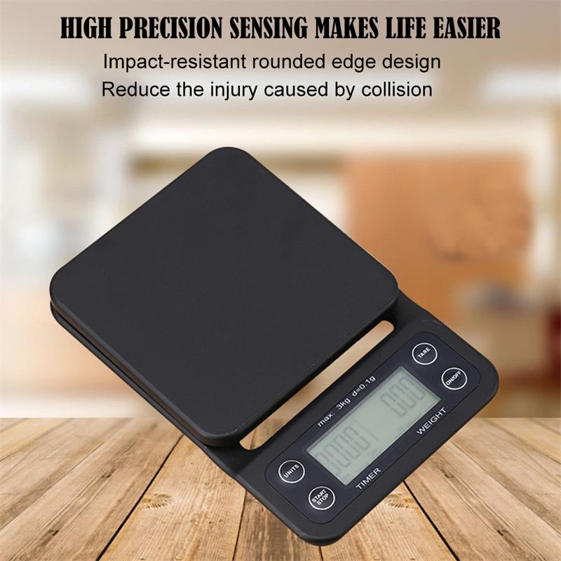 1pc Black Precision Coffee Dro - مراجعة Kitchen Timer Digital وسعره