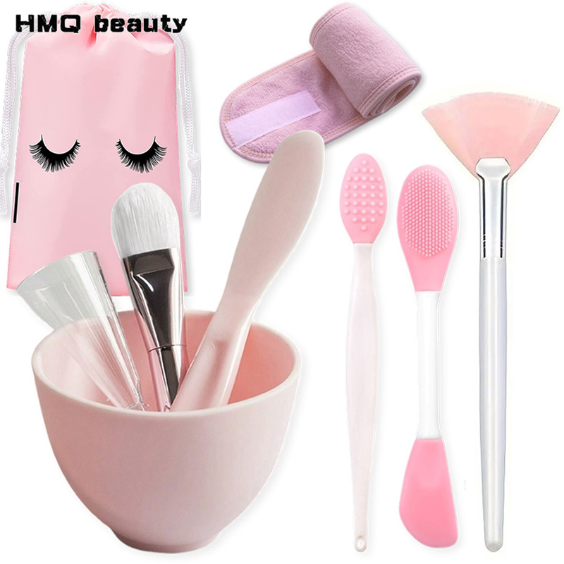 9pcs/set Silicone Face Mask Mi - مراجعة Silicone Spatula Set وسعره