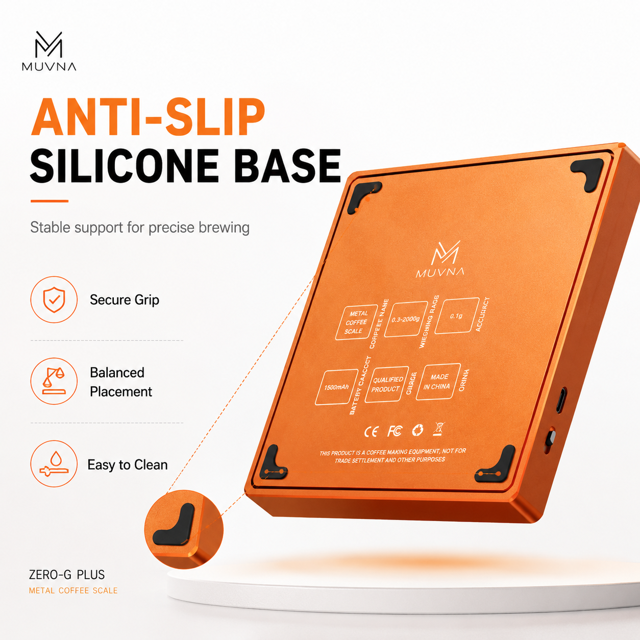 MUVNA Coffee Scale Espresso Sc - مراجعة Kitchen Timer Digital وسعره