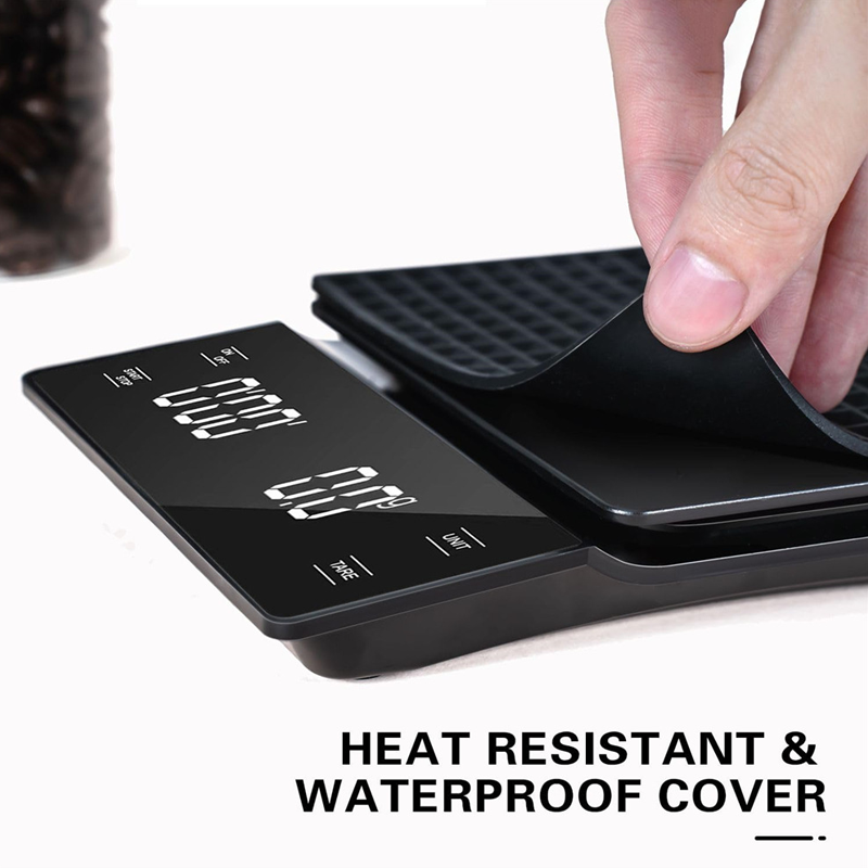 3kg 0.1g Digital Coffee Scale  - مراجعة Kitchen Timer Digital وسعره