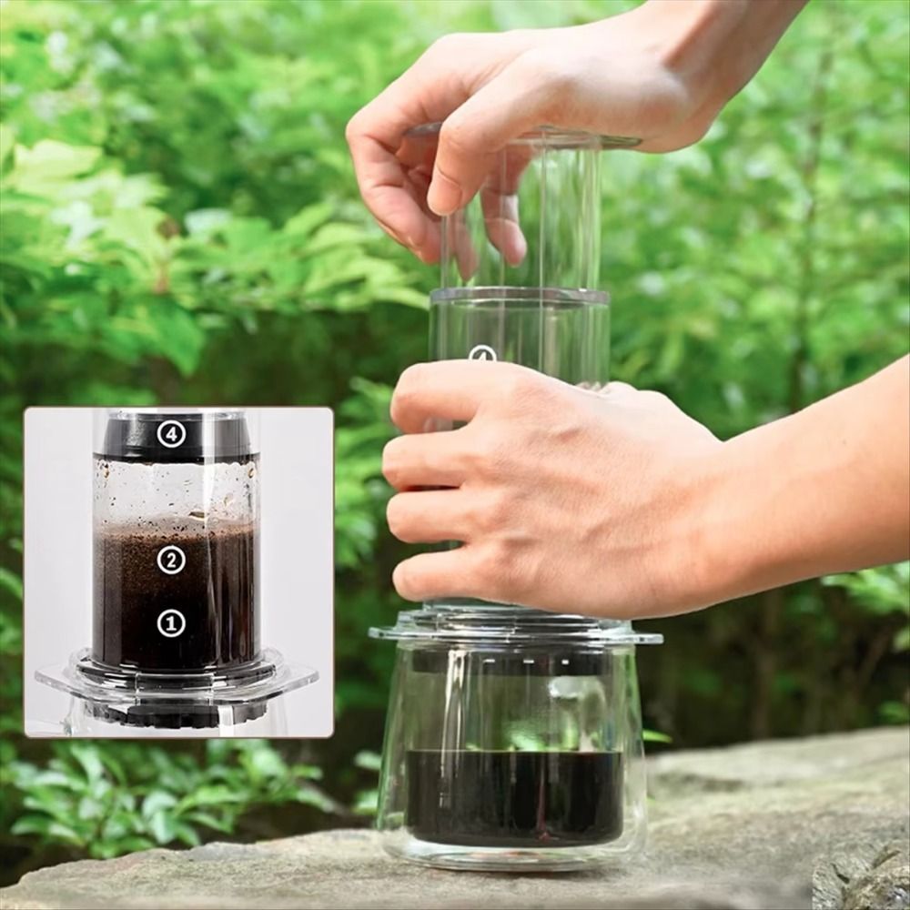 Portable Coffee Kettle French  - مراجعة French Press Coffee Maker وسعره