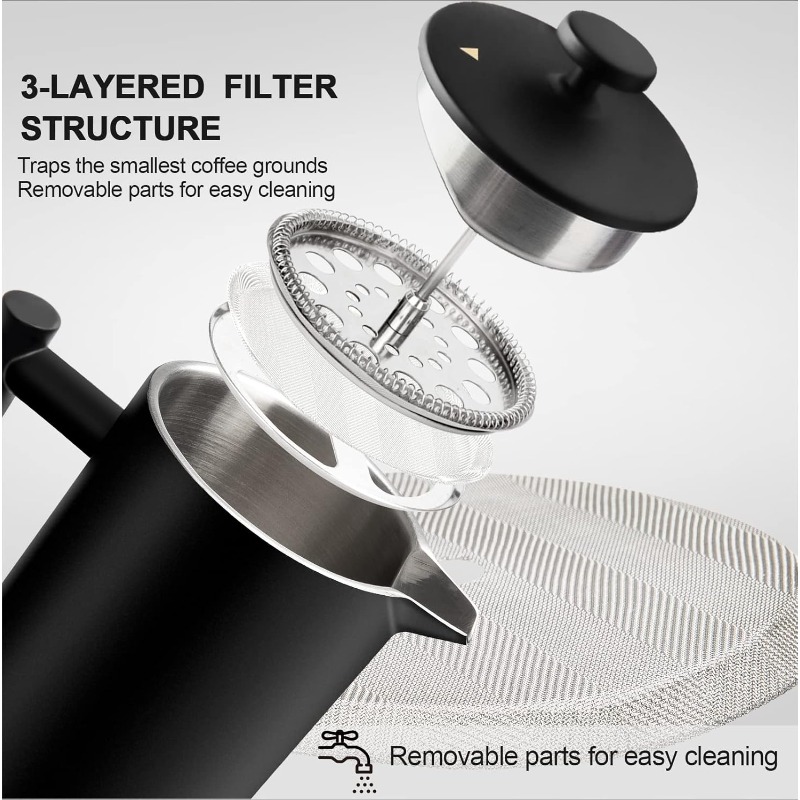 French Press Coffee Maker 34 O - مراجعة French Press Coffee Maker وسعره