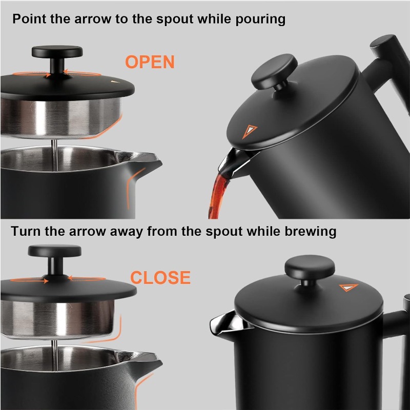 French Press Coffee Maker 34 O - مراجعة French Press Coffee Maker وسعره