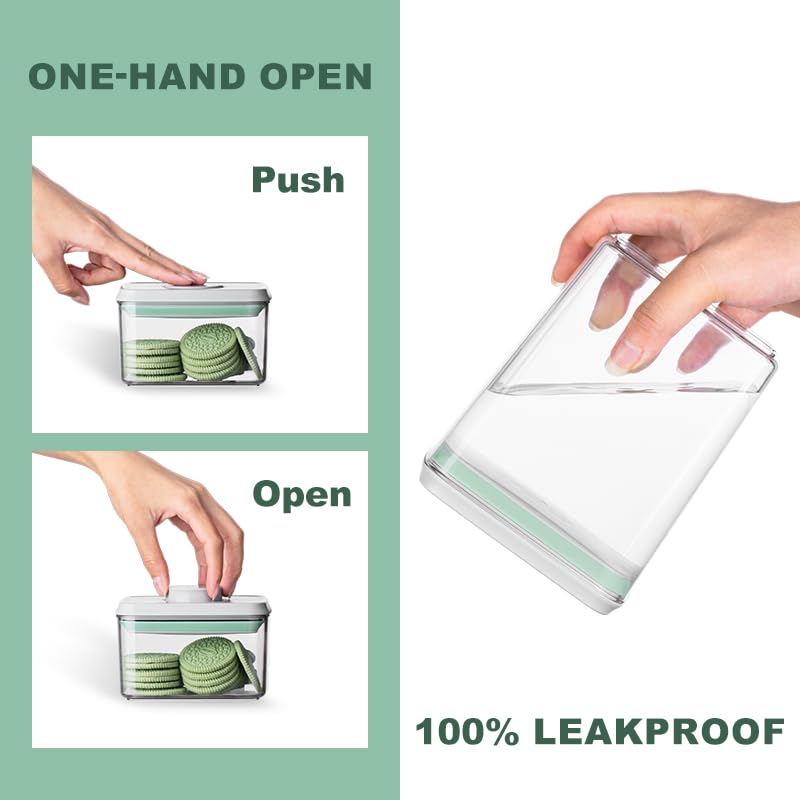 Ankou 3Pcs 1.2L Pop Airtight F - مراجعة Kitchen Gadgets Organizer وسعره