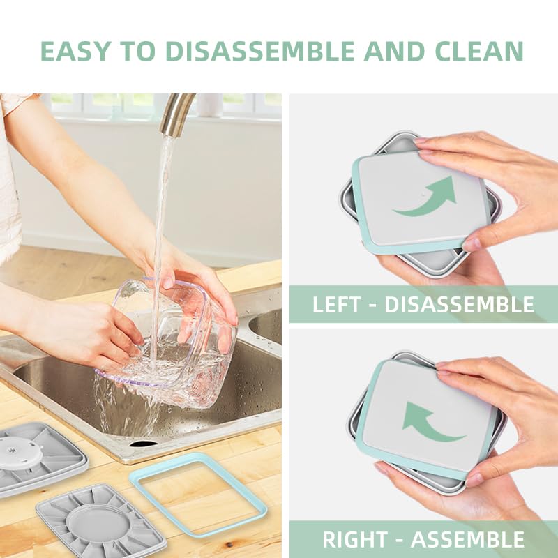 Ankou 3Pcs 1.2L Pop Airtight F - مراجعة Kitchen Gadgets Organizer وسعره