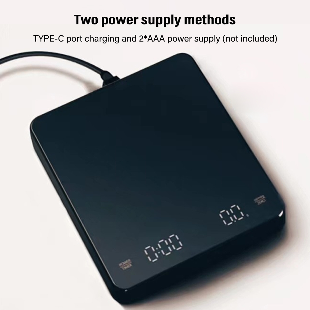 USB 3kg Digital Coffee Scale w - مراجعة Kitchen Timer Digital وسعره
