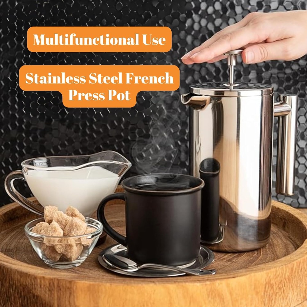 French Press Coffee Maker, 304 - مراجعة French Press Coffee Maker وسعره