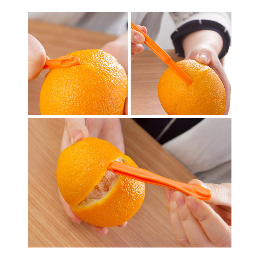 5Pcs Premium Plastic Orange Pe - مراجعة Kitchen Gadgets Healthy Eating وسعره