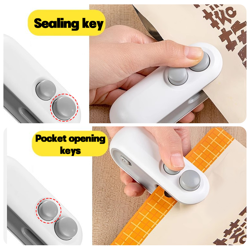Mini Handheld Plastic Bag Seal - مراجعة Kitchen Gadgets Built In وسعره