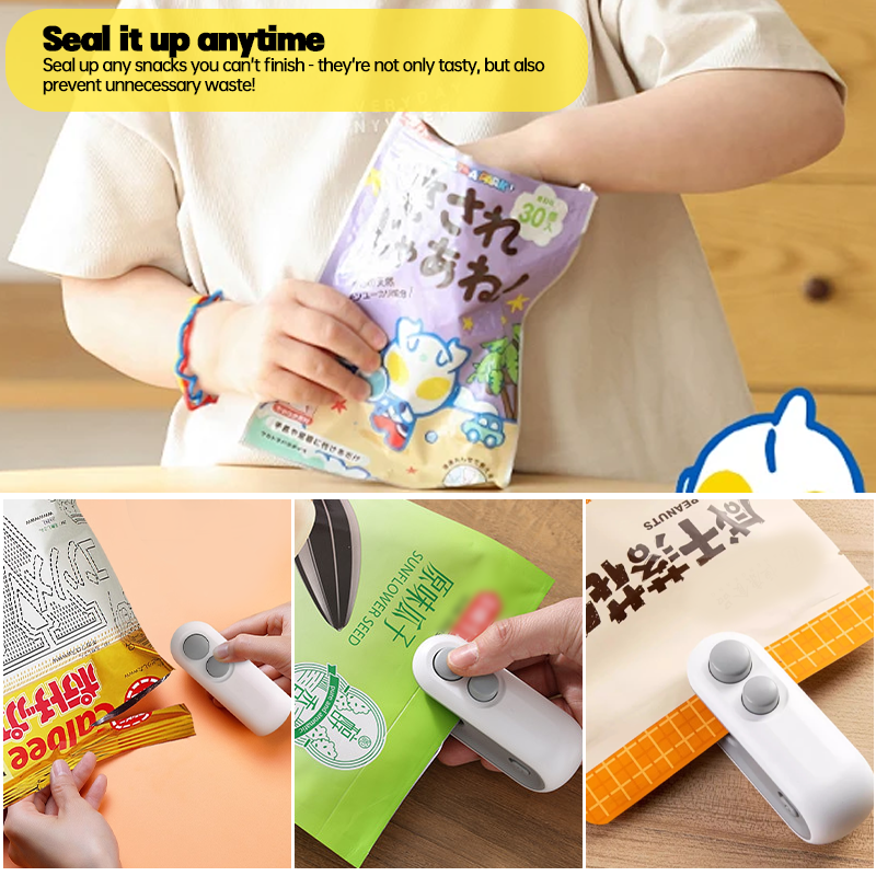 Mini Handheld Plastic Bag Seal - مراجعة Kitchen Gadgets Built In وسعره