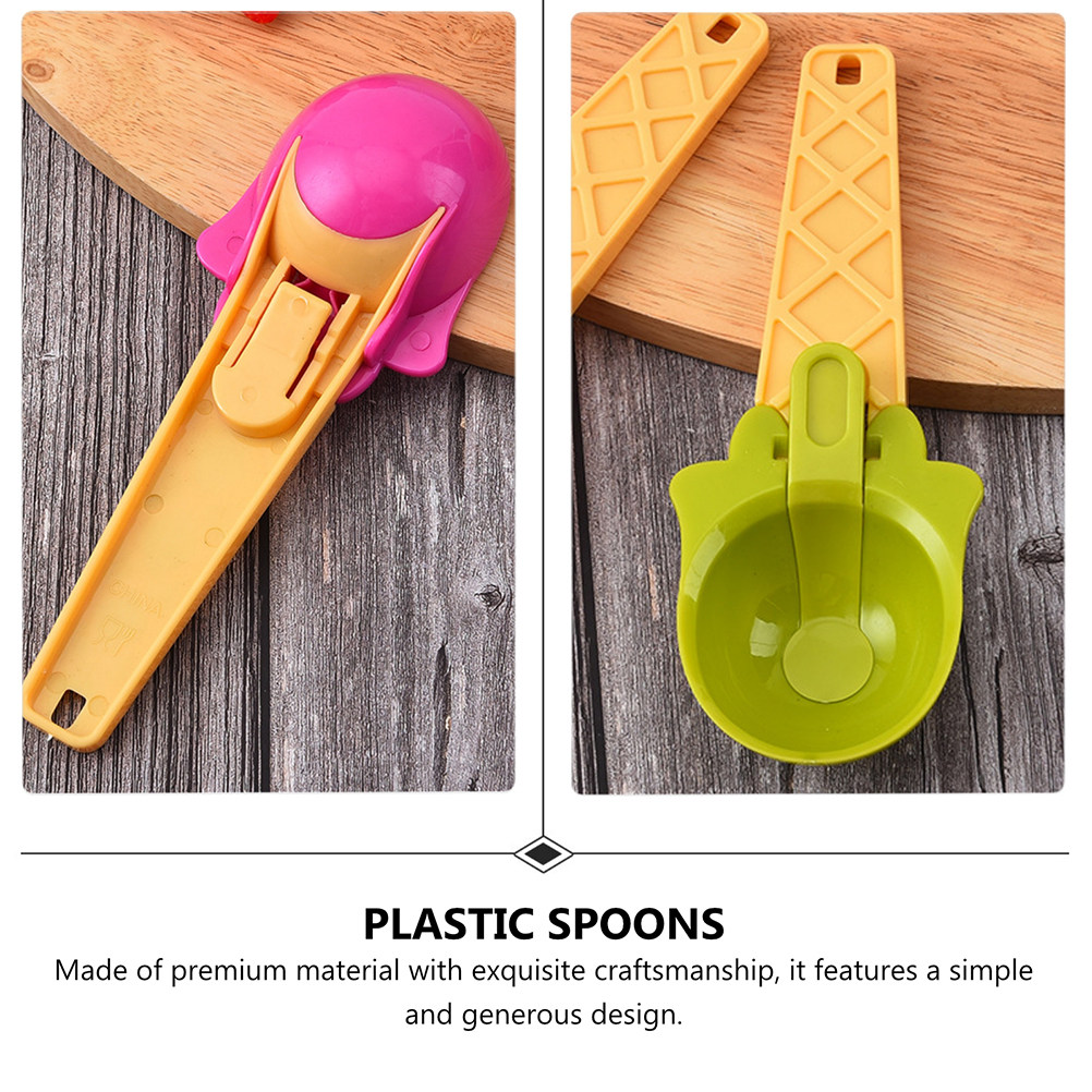 4Pcs Premium Plastic Ice Cream - مراجعة Cherry Pitter Tool وسعره