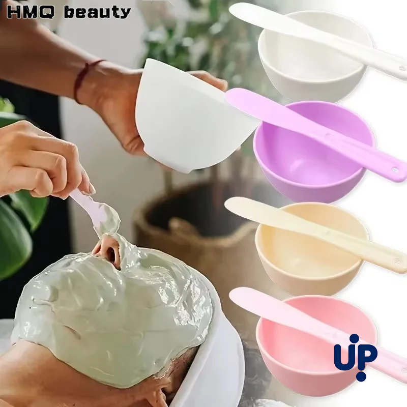 Face Mask Mixing Bowl Set Faci - مراجعة Silicone Spatula Set وسعره