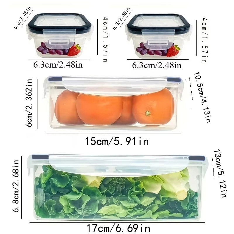 8Pcs Set Includes 4 Containers - مراجعة Kitchen Gadgets Organizer وسعره