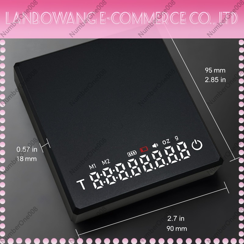 Mini Digital Coffee Scale with - مراجعة Kitchen Timer Digital وسعره