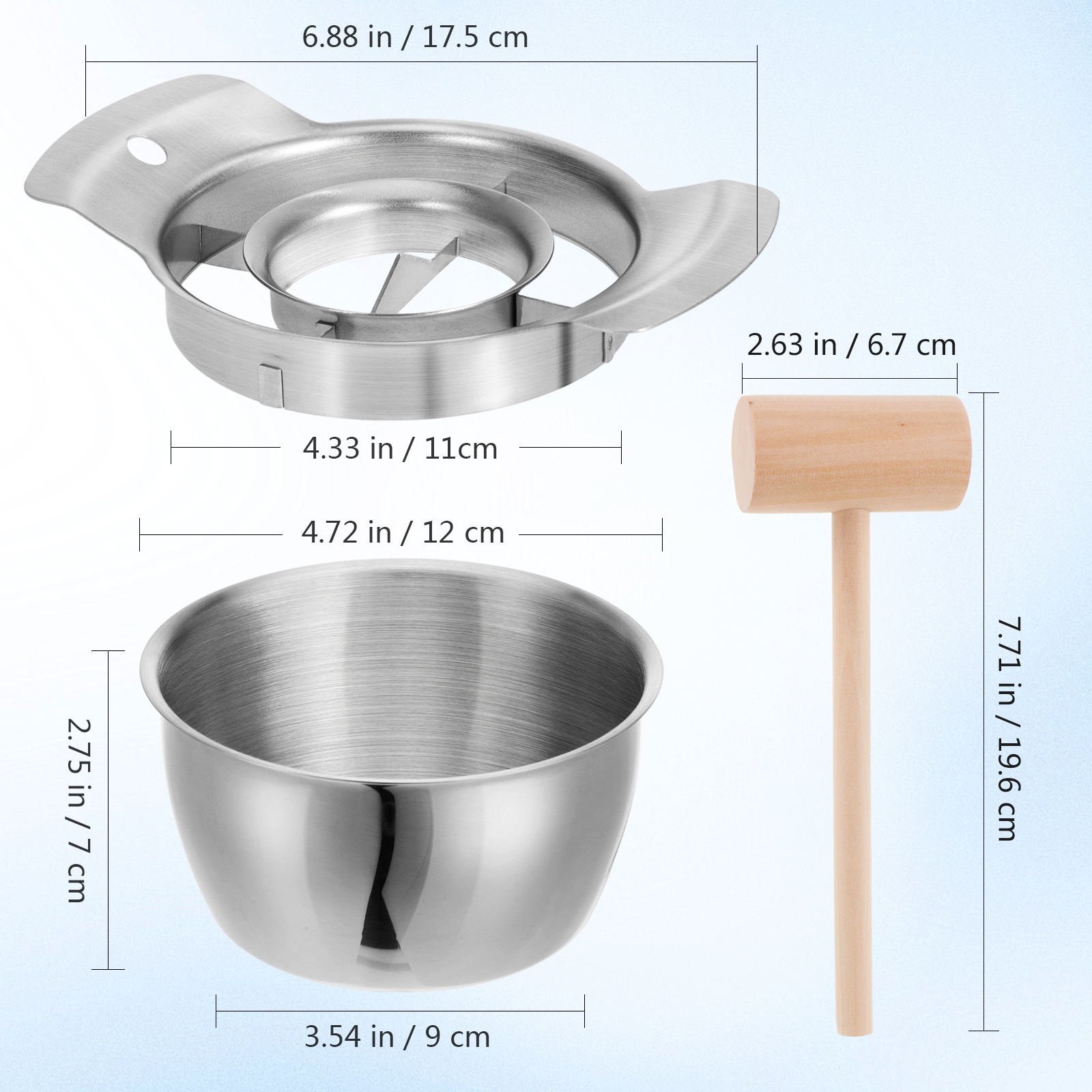 1 set 1 Set Stainless Steel Po - مراجعة Cherry Pitter Tool وسعره