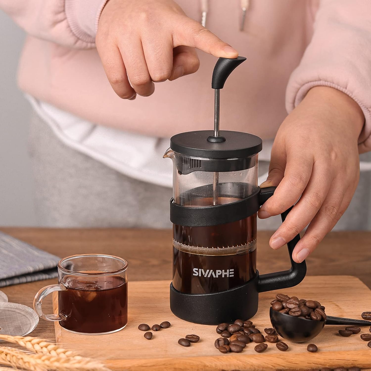 12oz French Press Coffee Maker - مراجعة French Press Coffee Maker وسعره