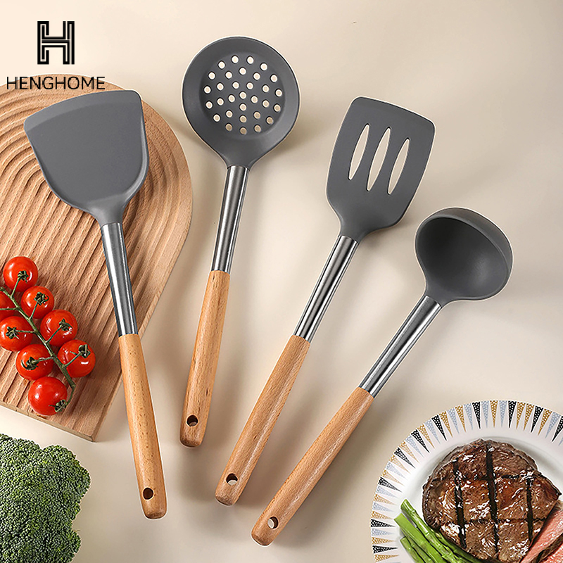 Silicone Cooking Utensil Set H - مراجعة Silicone Spatula Set وسعره