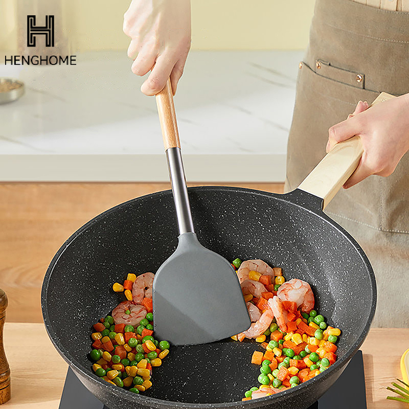Silicone Cooking Utensil Set H - مراجعة Silicone Spatula Set وسعره