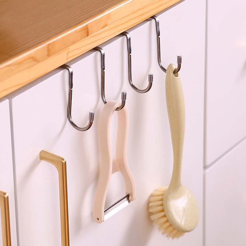 5PC 304 Stainless Steel Hook F - مراجعة Kitchen Gadgets Organizer وسعره