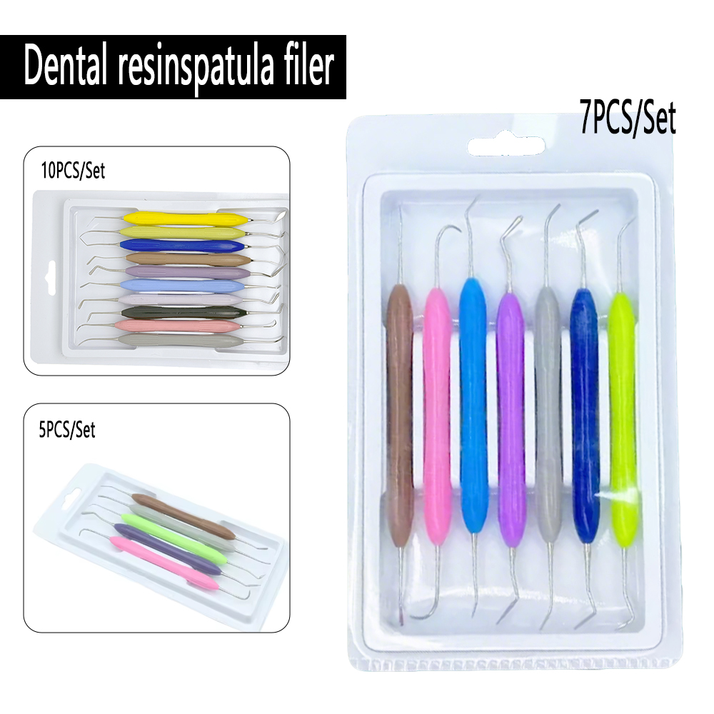 Dental Composite Resin Filler  - مراجعة Silicone Spatula Set وسعره