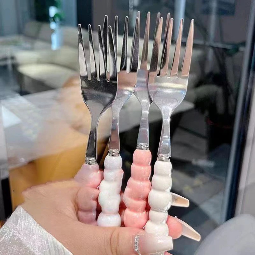 Pearl Handle Fork for Dessert  - مراجعة Kitchen Gadgets Must Have وسعره