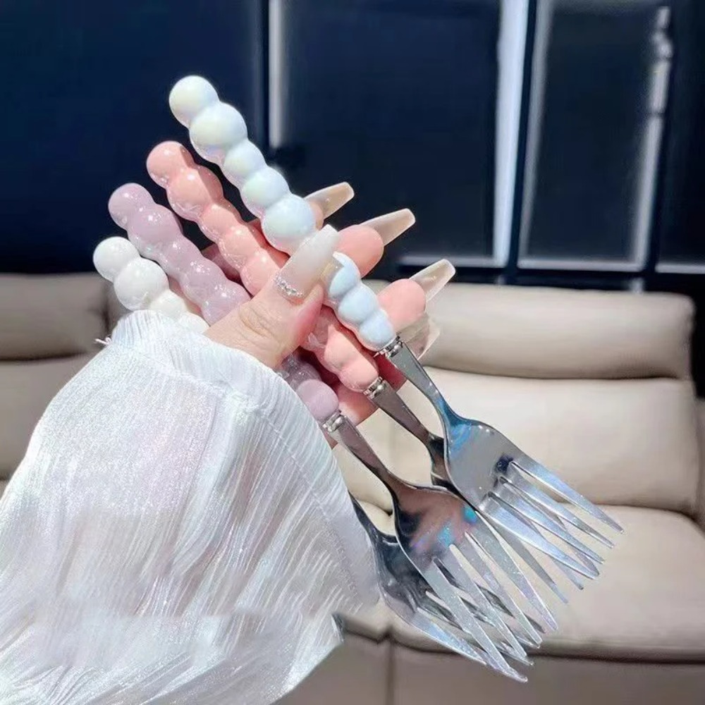 Pearl Handle Fork for Dessert  - مراجعة Kitchen Gadgets Must Have وسعره
