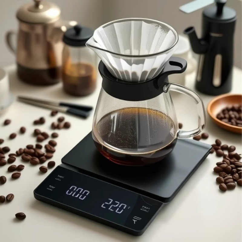 3kg/0.1g Coffee Scale With Tim - مراجعة Kitchen Timer Digital وسعره