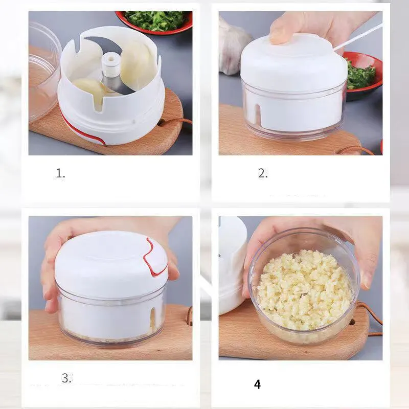 Plastic Garlic Crusher Press V - مراجعة Kitchen Gadgets Must Have وسعره