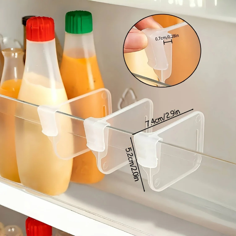 5 10 15 20PCS Sturdy Clear Ref - مراجعة Kitchen Gadgets Organizer وسعره