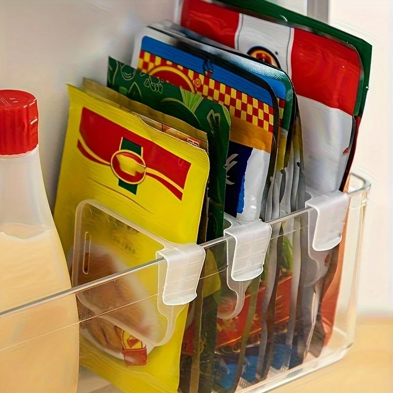 5 10 15 20PCS Sturdy Clear Ref - مراجعة Kitchen Gadgets Organizer وسعره