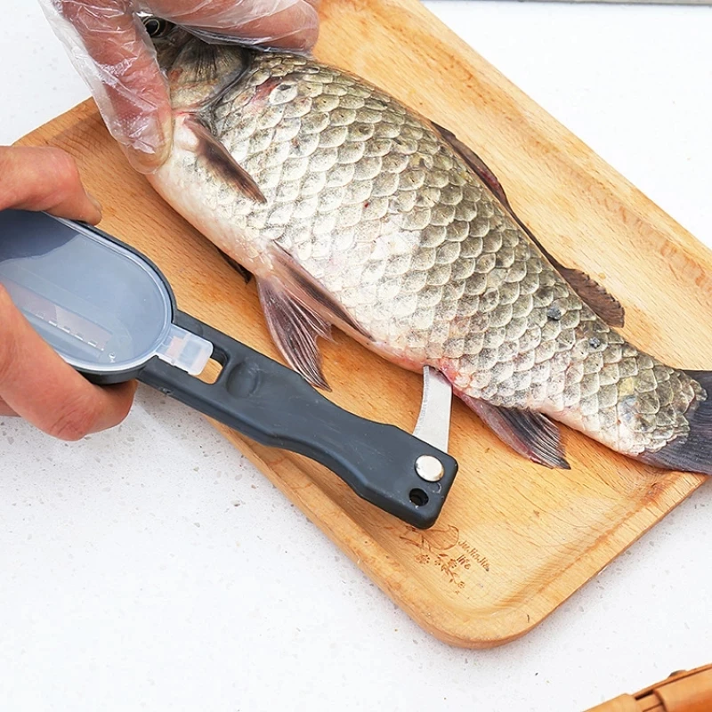 2 In1 Fishing Scale Brush Knif - مراجعة Kitchen Gadgets Built In وسعره