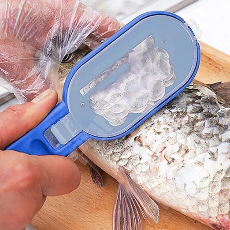 2 In1 Fishing Scale Brush Knif - مراجعة Kitchen Gadgets Built In وسعره