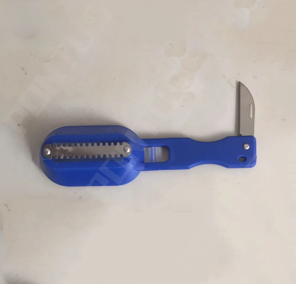 2 In1 Fishing Scale Brush Knif - مراجعة Kitchen Gadgets Built In وسعره