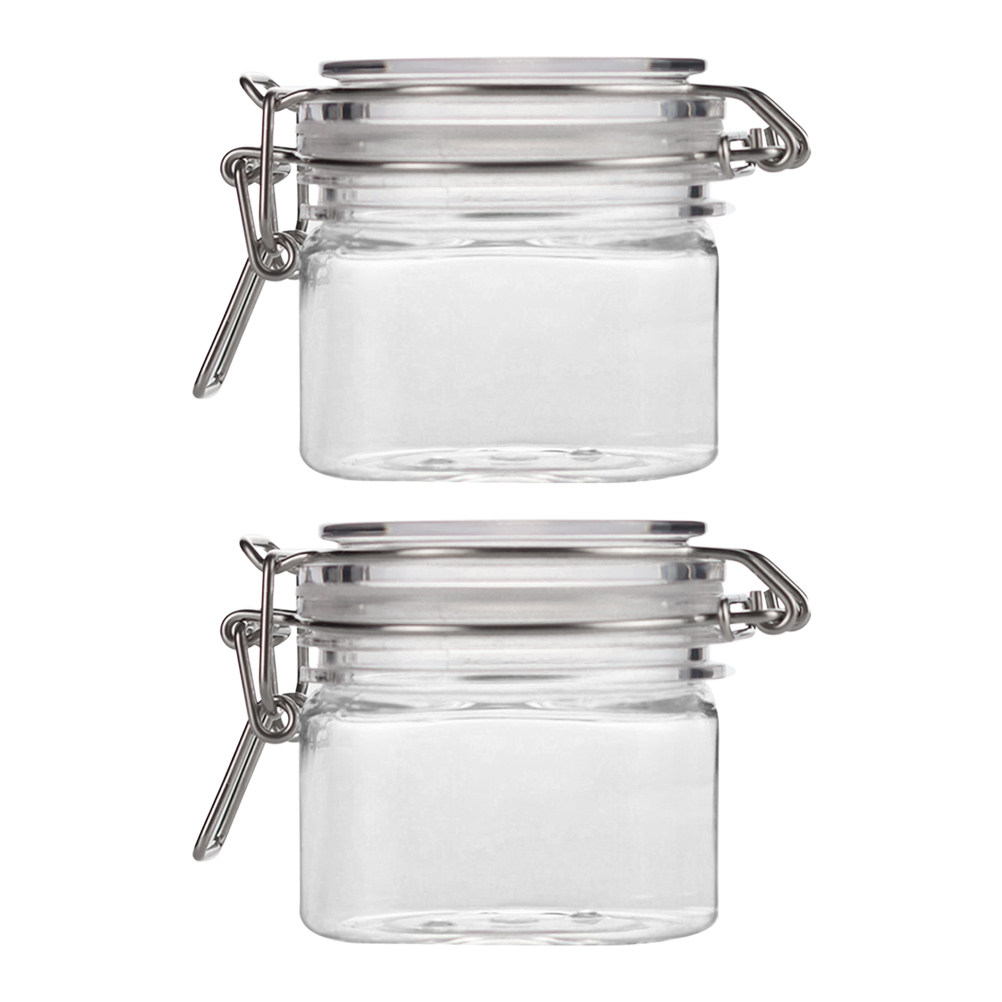 2Pcs Sealed Storage Jars Trans - مراجعة Kitchen Gadgets Organizer وسعره