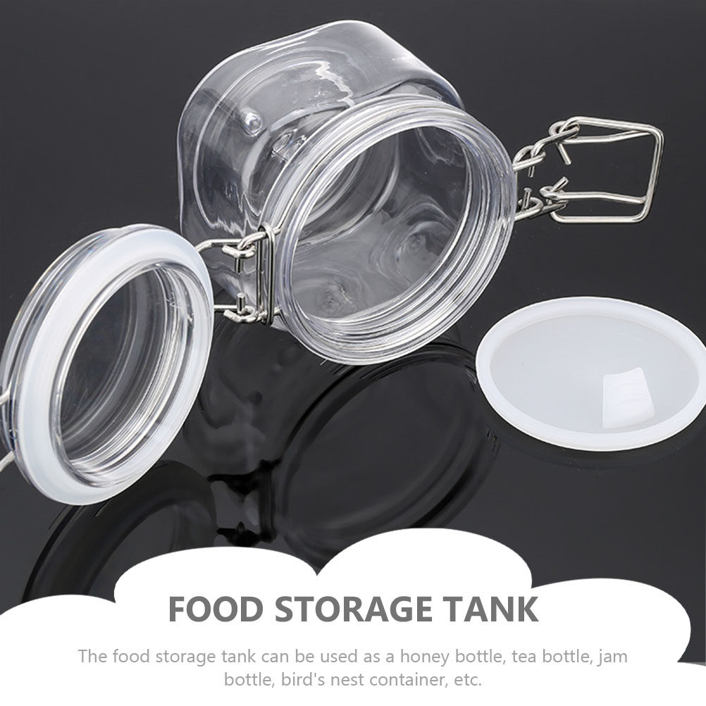 2Pcs Sealed Storage Jars Trans - مراجعة Kitchen Gadgets Organizer وسعره