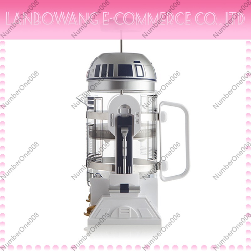 Creative R2D2 Robot Shape Mini - مراجعة French Press Coffee Maker وسعره