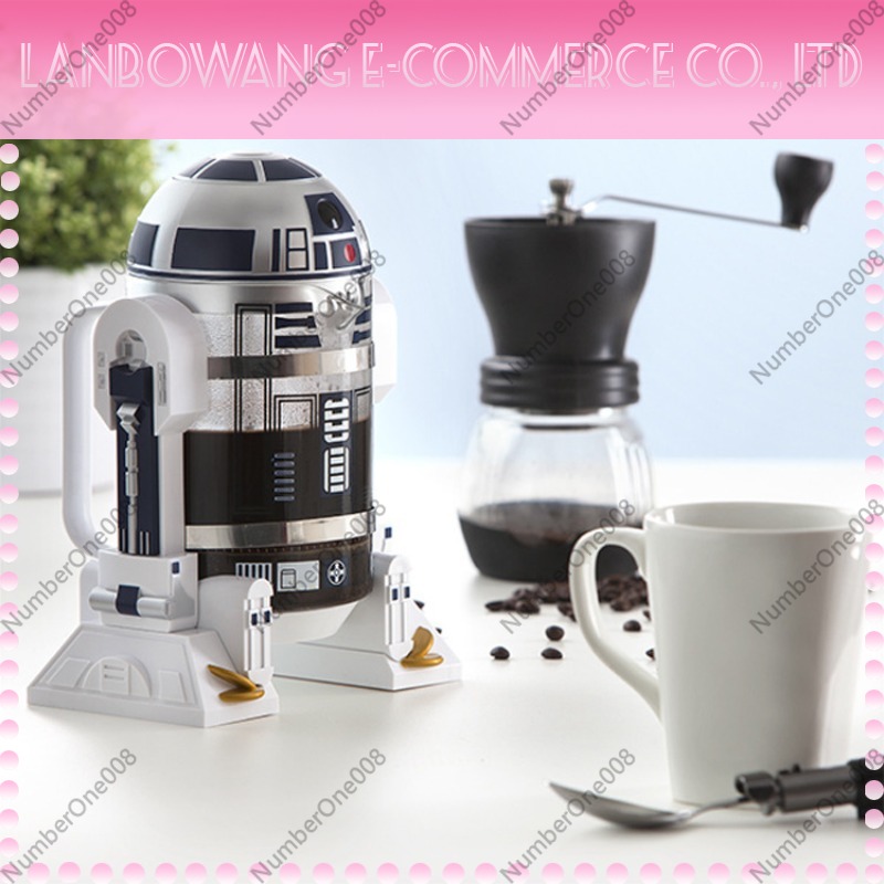 Creative R2D2 Robot Shape Mini - مراجعة French Press Coffee Maker وسعره